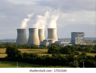 Imagen de una central de energía nuclear